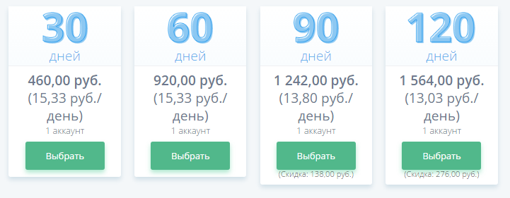 стоимость prgram