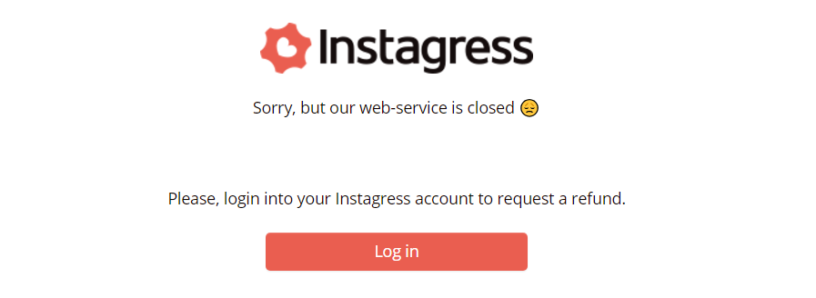 закрытие инстагресс