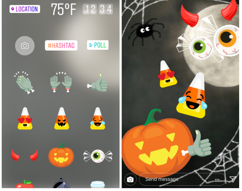 стикеры в сториз