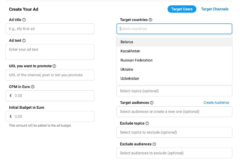 Ну всё? Рекламный кабинет Telegram Ads стал полноценным? Появился таргет по стра…