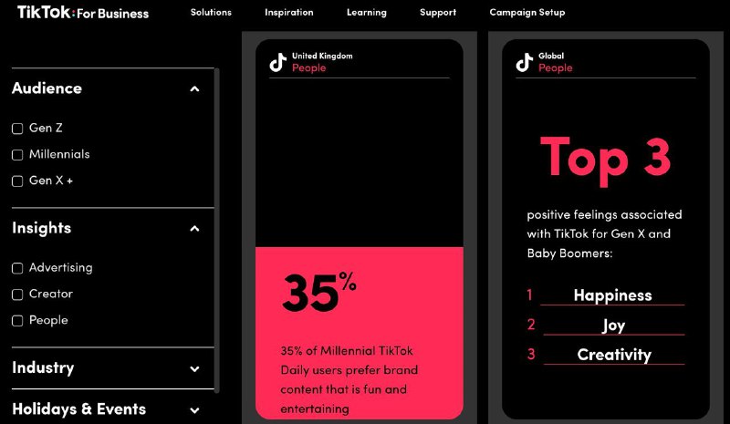 TikTok запустил новую платформу с исследованиями по своей аудитории в разных стр…