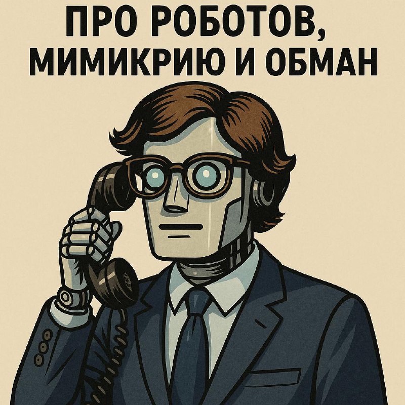 Про роботов, мимикрию и обман Ещё недавно я знал наизусть номера телефонов своих…