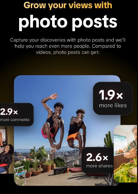 Когда смотрю на то, что теперь TikTok мотивирует свою аудиторию выкладывать фото…