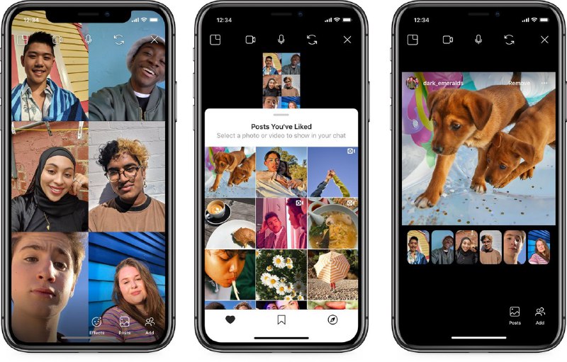 Instagram запускает совместный просмотр ленты с друзьями в видео-чате. Листать л…