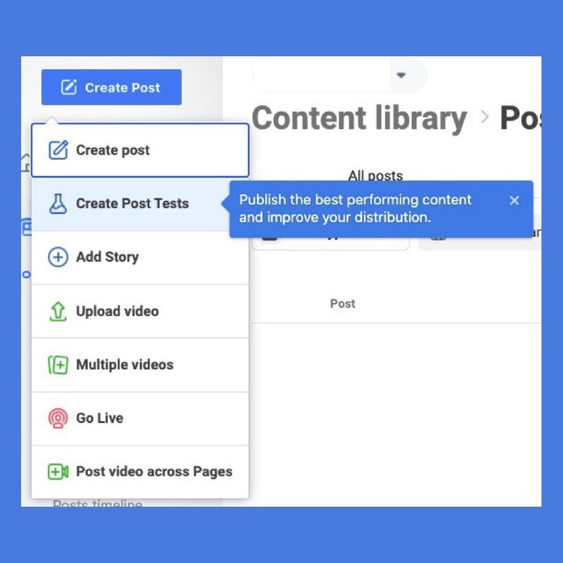 Facebook тестирует новую крутейшую штуку в Facebook Creator Studio: встроенный A…
