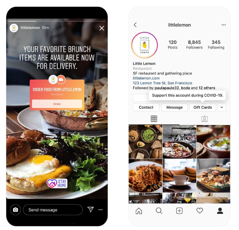 Стикер подарочных карт и доставки в Instagram. Instagram официально анонсировал …