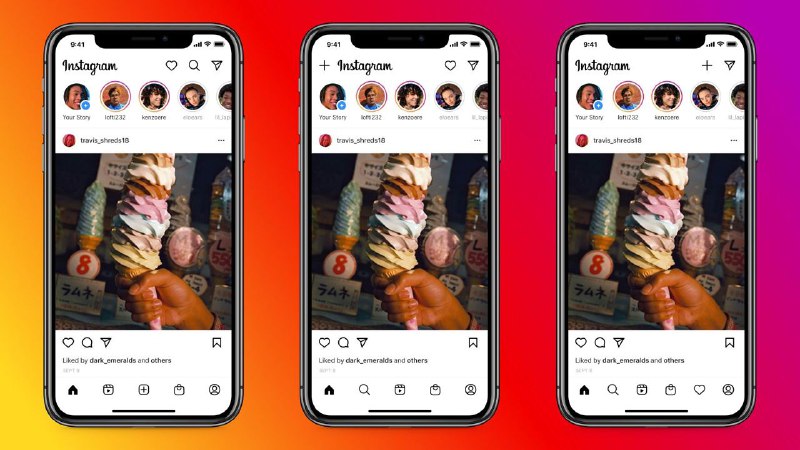 Instagram тестирует три разных набора вкладок в нижнем меню, в двух из которых н…