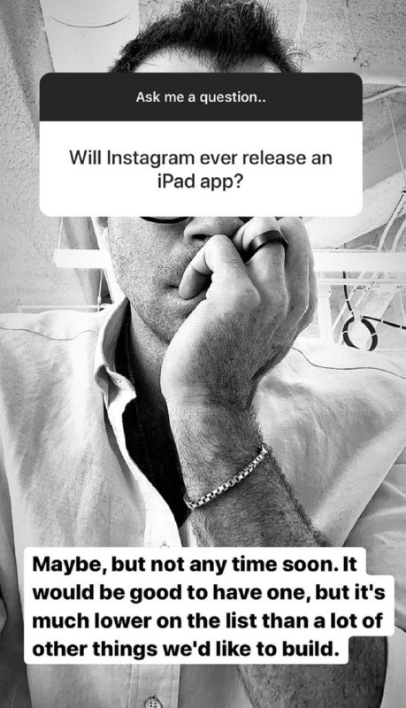 Руководитель Instagram Адам Моссери начал практиковать пятничные ответы на вопро…