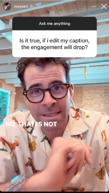 Всегда странно смотреть, как и когда глава Instagram отвечает на подобные вопрос…