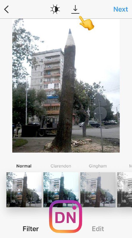 Instagram начнёт предлагать сохранить обработанную в приложении фотографию до её…