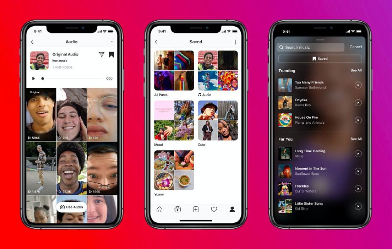 Reels продолжает обновляться, новые штуки которые подвезли: — сохранить аудио -&…