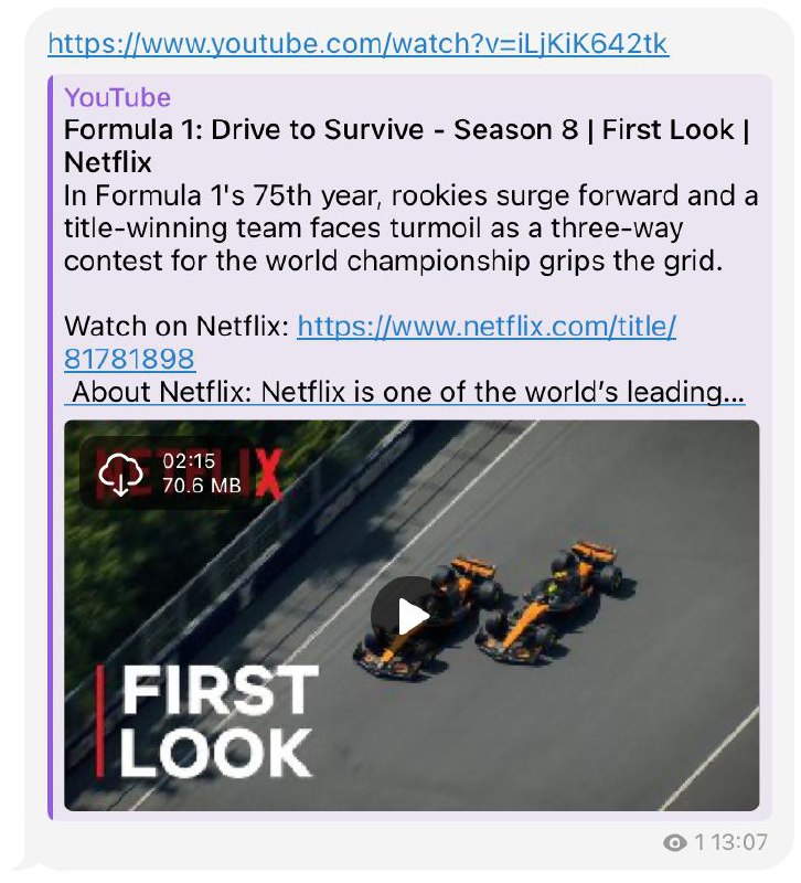 Telegram начал кэшировать видео из YouTube? Правда не на всех каналах, как я пон…